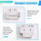 Garage Door Bracket for Ring Alarm Contact Sensor 2nd Gen, Compatible for Ring Accessory (1Pack, Sensor Not Included) 5