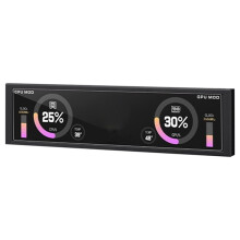 Display Built-in PC Case Secondary Screen 9.2-Inch HD Custom Dynamic Theme Without AIDA or Card Black