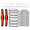 Compatible for  F9 Pro / D9 Max White Main Roller Side Brush Hepa Filter Mop Cloths Accessories 38pcs 1
