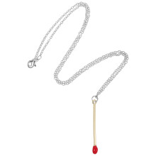 ZONHEBIN Damhalsband Tändstickshalsband Hänge Halsband Elegant Halsband Smycken Kreativt Halsband