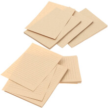 Papier à lettres ligné kraft vintage Guangmc - 100 feuilles