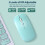 Mouse Bluetooth compatibile con iPad, Samsung MatePad, Lenovo MiPad, tablet Android e Windows, mouse wireless per laptop e notebook - Blu 4