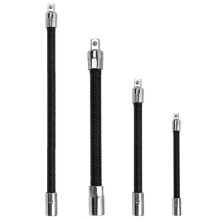 4-Teiliger Flexibler Steckdosenverlängerungsstangen-Satz für 1/2" 1/4" 3/8" Antrieb - Vielseitiges Werkzeugset für Steckdosen