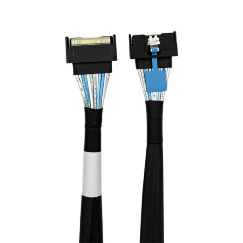 PCIe 5.0 X16 to Dual MCIO-8i Extension Cable GPU Server Expansion Adapter for GPU Network Card U.2 SSD 50CM