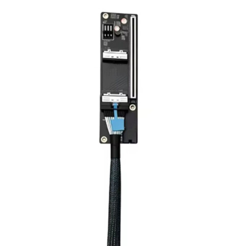 PCIe 5.0 X16 to Dual MCIO-8i Extension Cable GPU Server Expansion Adapter for GPU Network Card U.2 SSD 50CM 2