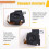 Black Lens Zoom Assembly for  WB35F WB50 WB35 WB37 WB50F Replacement Part 5