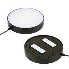 135mm Microscope LED Bottom Round Light Lamp Source Shadowless Backlight Industrial Inspection EU Plug