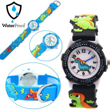 EIMELI Kinderuhr für Jungen und Mädchen, digitale und analoge wasserdichte Armbanduhr mit 3D-Cartoon-Silikonarmband, für Kinder von 3-10 Jahren