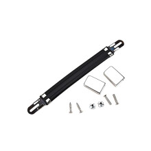2X Guitar Tube Amplifier Cabinet Handle with Silver Plated End Caps Speaker Cabinet Amp Strap Handle