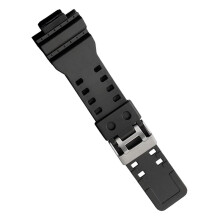 6X Klockarmband för Ersättning Av Naturharts, för GD120/GA-100/GA-110/GA-100C (Svart)