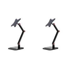 2X Monitor Stand Quick-Release Mount Aluminum Alloy Desktop Stand for 17-25 Inch Monitor Holder Support Bracket