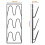 2-Pack Pot Lid Holders for Kitchen Cabinet - Wall-Mounted or Door-Mounted Lid Organizer Rack 6