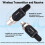 2X New U801 UHF Wireless XLR Transmitter and Receiver Microphone Converter Wireless Microphone for Live Interview/Studio 8