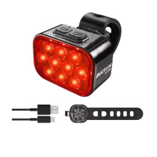 BUCKLOS Bike Light USB Rechargeable Bicycle Front Rear Lamp LED Cycling Tail Lights MTB Light Accessories Headlight