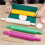 8Pcs Clay Modeling Pattern Rollers Kit 4 Colors Leather Texture Roller Plastic Rolling Pin Polymer Clay for DIY Handmade 5