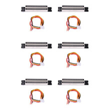 6X Dual 12 Music Level Indicator LED Spectrum VU Meter Amplifier Lamps Light Speed Adjustable Board 7-12V()