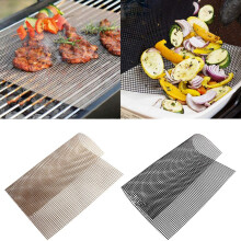 Covoraș pentru grătar, covoraș pentru grătar, împiedică căderea alimentelor, antiaderent, rezistent la temperaturi ridicate, ușor de curățat