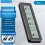 3X SHuoLe M. 2 NVME/NGFF Dual Protocol SSD Enclosure with Display Screen Health Detection Type-C 3.2 10Gbps 3