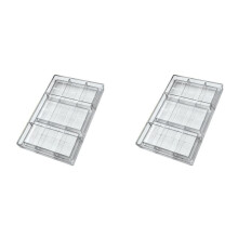 2X Polycarbonate Chocolate Bar Mold for Candy Making, Baking and Candy Snacks,Durable Appliance for Professional Bakery.
