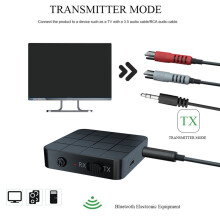 3X Trasmettitore Ricevitore 5.0 2 nel 1 3.5Mm Jack RCA Hi-Fi Car Musica TV Adattatore Audio Wireless