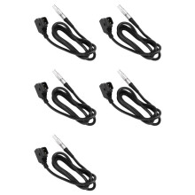 5X Durable D-TAP to 2 Pin Male Power Cable for Teradek Bolt Pro 300 RX Monitor Power Supply Solution