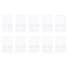80pcs Alto/Tenor Saxophone Sax Mouthpiece Patches Pads Cushions 0.8mm---Translucent