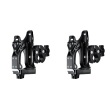 2X Anti-Theft Motorcycle Cup Holder, Extra Large Adjustable Size Bike Water Bottle Holder for 50mm-90mm Diameter