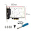 2X Scheda Riser U.2 da SSD A PCIE4.0 Scheda di Espansione PCI Express 4.0 X4 X8 X16 SFF-8639 per Windows8/10/Linux 8