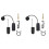 2X 2.4G Wireless Microphone System for Violin, Cello, Guitar Clip- Transmitter and Receiver, 50 Meters Range 2