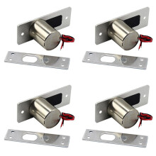 4X Waterproof Electronic Drop Bolt NC Door Lock 12V Induction Auto Deadbolt for Enhanced Daily Security