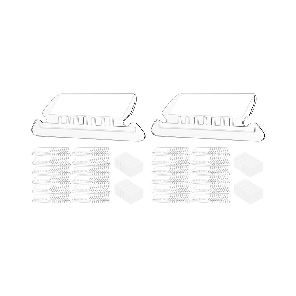 Multiple Folder File Hanging File Folder Tabs, 200 Pcs File Folder Tabs File Tabs for ...