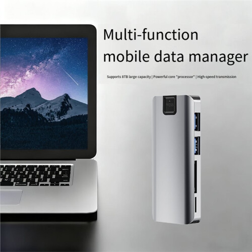 Dock di Espansione M.2 per SSD con Doppio Protocollo, Box Esterno per Hard Disk con Hub NVMe/NGFF da 10 Gbps 2