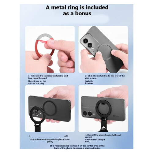 Magnetic Adapter Teleprompter Stand for  Ace Pro 2 Quick Release Tripod Mount Base Magnetic Camera Adapter 2