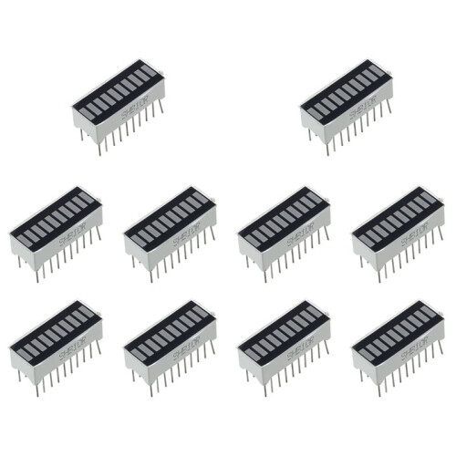 10X 10 Segment Red LED Bar-Graph Display 1
