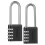 8 Pack Outdoor Combination Padlock Long Shackle Lock 6.5cm Shackle Waterproof 4 Digit Resettable Combination Lock 2