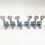 6pcs Chrome 6R Guitar Tuning Pegs for TL Guitars - Enhanced Stability A 3
