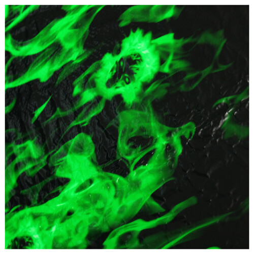 Kit D'Impression par Transfert Hydrographique pour Film Hydrographique  Skull Vert 0.5X2M 1