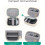 Digital Camera Case Protective Puffy Camera Case Waterproof Small Camera Bag for Compact Cameras and Accessories C 4
