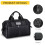 Bolsa para Ferramentas de 33 cm (13 Polegadas), Organizador de Ferramentas Domésticas com Boca Larga e Base Resistente para Armazenamento. 4