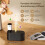 2X Waterless Diffuser for Essential Oil Nebulizer, Scent Air Machine, Aromatherapy Atomizing Diffuser Black 6