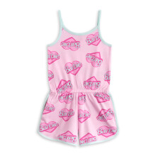 (9-10 Years) Barbie Sleeveless Playsuit (Girls Pink)