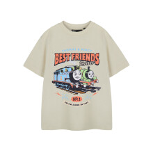 (3-4 Years) Thomas and Friends Short Sleeved T-Shirt (Boys Beige)
