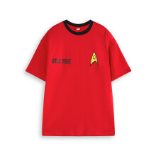 (XX-Large) Star Trek Short Sleeved T-Shirt (Mens Red)