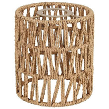 Boho Shades Remplacement 5,9 Pouces de Hauteur Pendentif Applique Abat-Jour Ventilateur de Plafond LumièRe Couvre Cylindre Tissé Abat-Jour