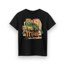 (13-14 Years) Teenage Mutant Ninja Turtles Short Sleeved T-Shirt (Boys Black)