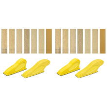 4X Detail Sander and Sandpaper Set, Sander for Detail Work Finger Sander for Crafts Sander for Small Projects