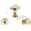 Solid Brass Cabinet Pulls Drawer Pull Hardware Handles for Cupboard Dresser Wardrobe Furniture Kitchen & Bathroom 32mm 6