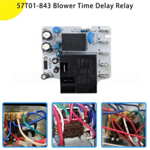 57T01-843 Ventilatorvertraging voor White-Rodgers Trane Vervangt 57T01-001 1-9301 C800924P01, Ventilatorvertragingrelais