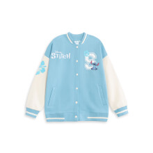 (12-13 Years) Disney Lilo & Stitch Varsity Jacket (Girls Blue)