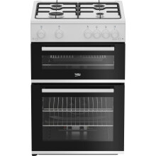 Beko FDG6201W Gas Cooker with Gas Hob 60cm Free Standing White A/A+ New